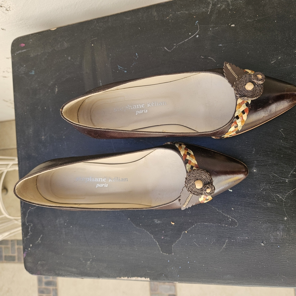 Women's Brown Leather Flats
